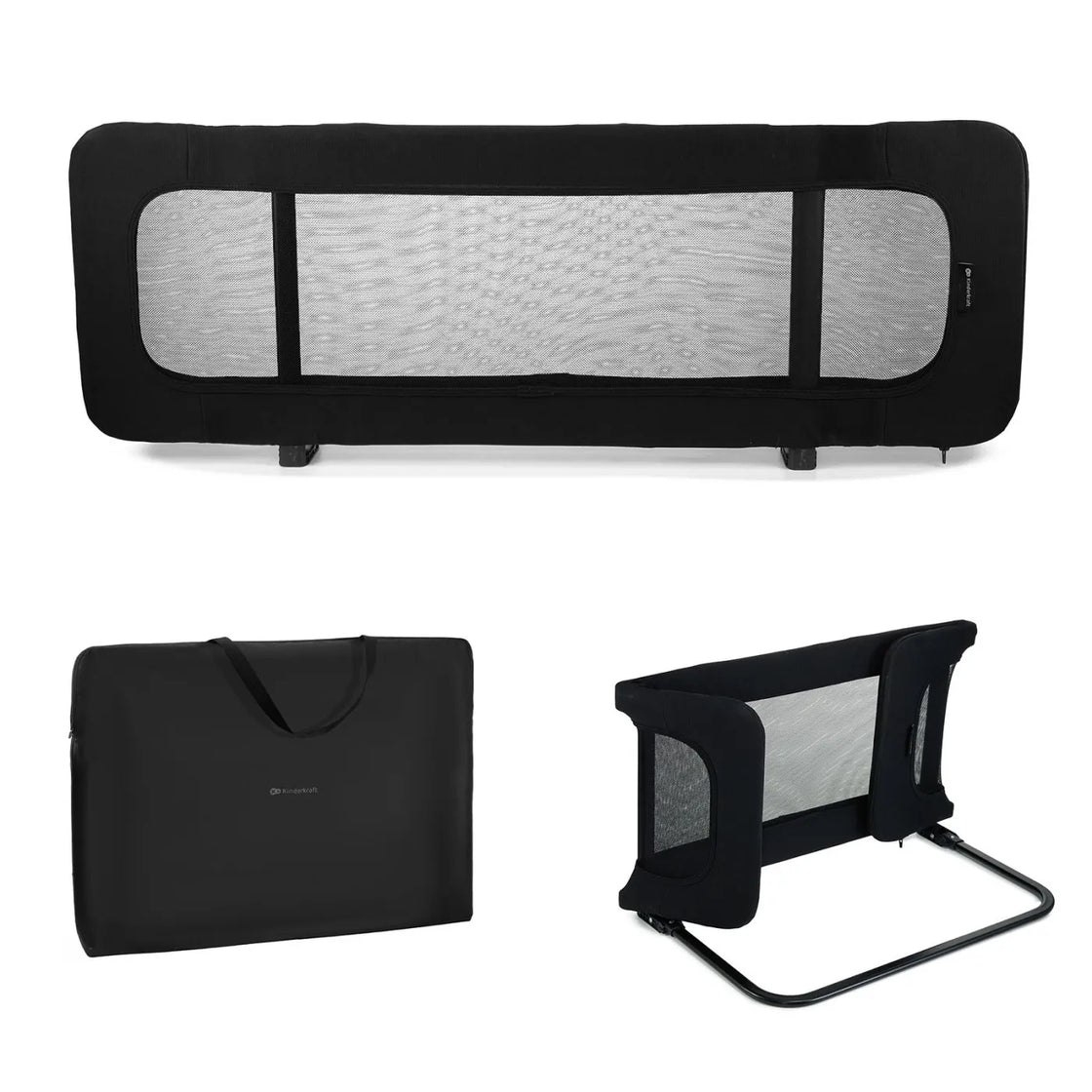Bariera de pat kinderkraft guard and dream black