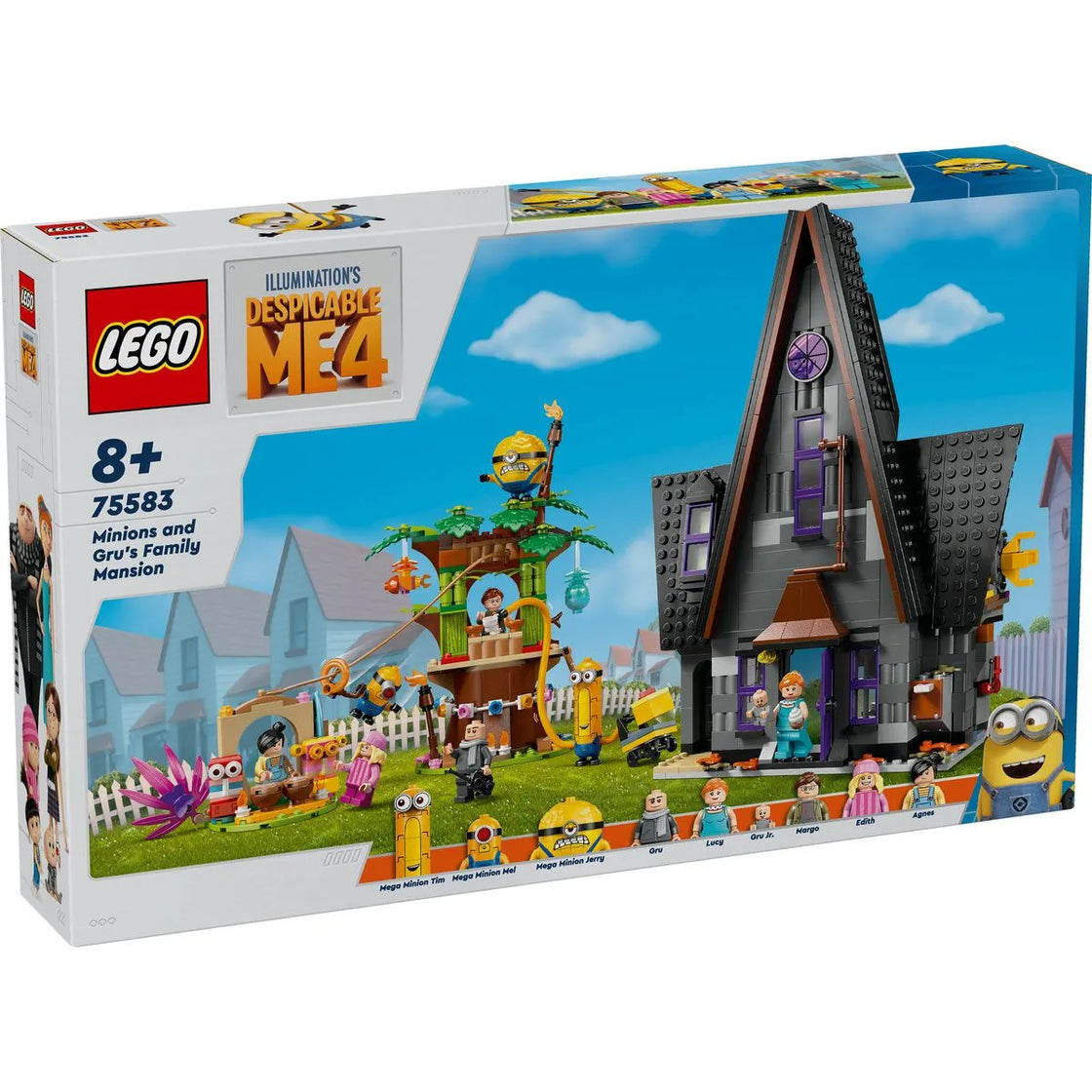 Lego despicable me4 resedinta de familie a lui gru si a minionilor 75583