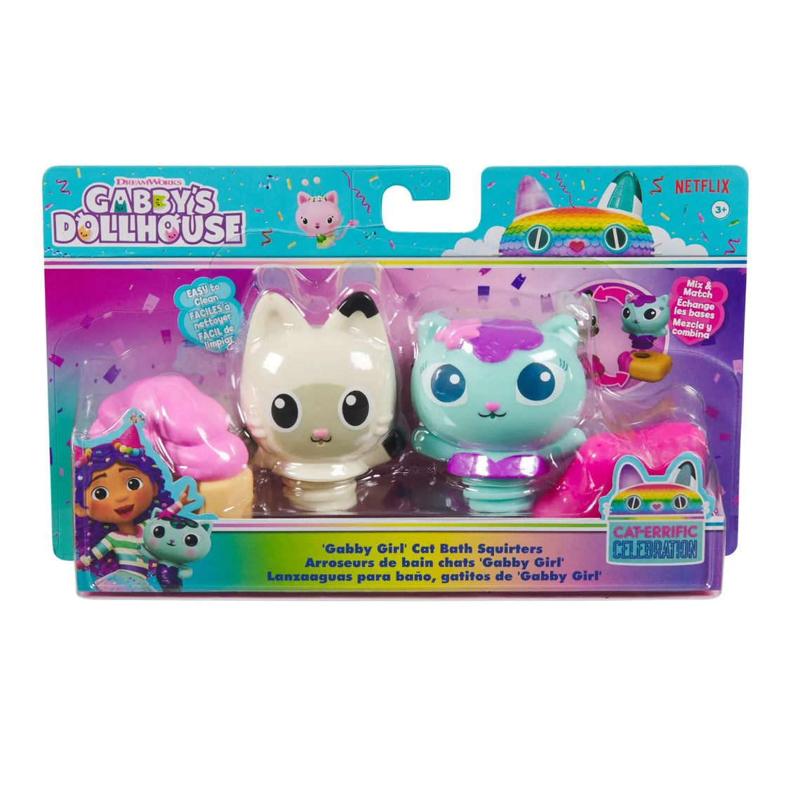 Gabbys dollhouse set jucarii de baie