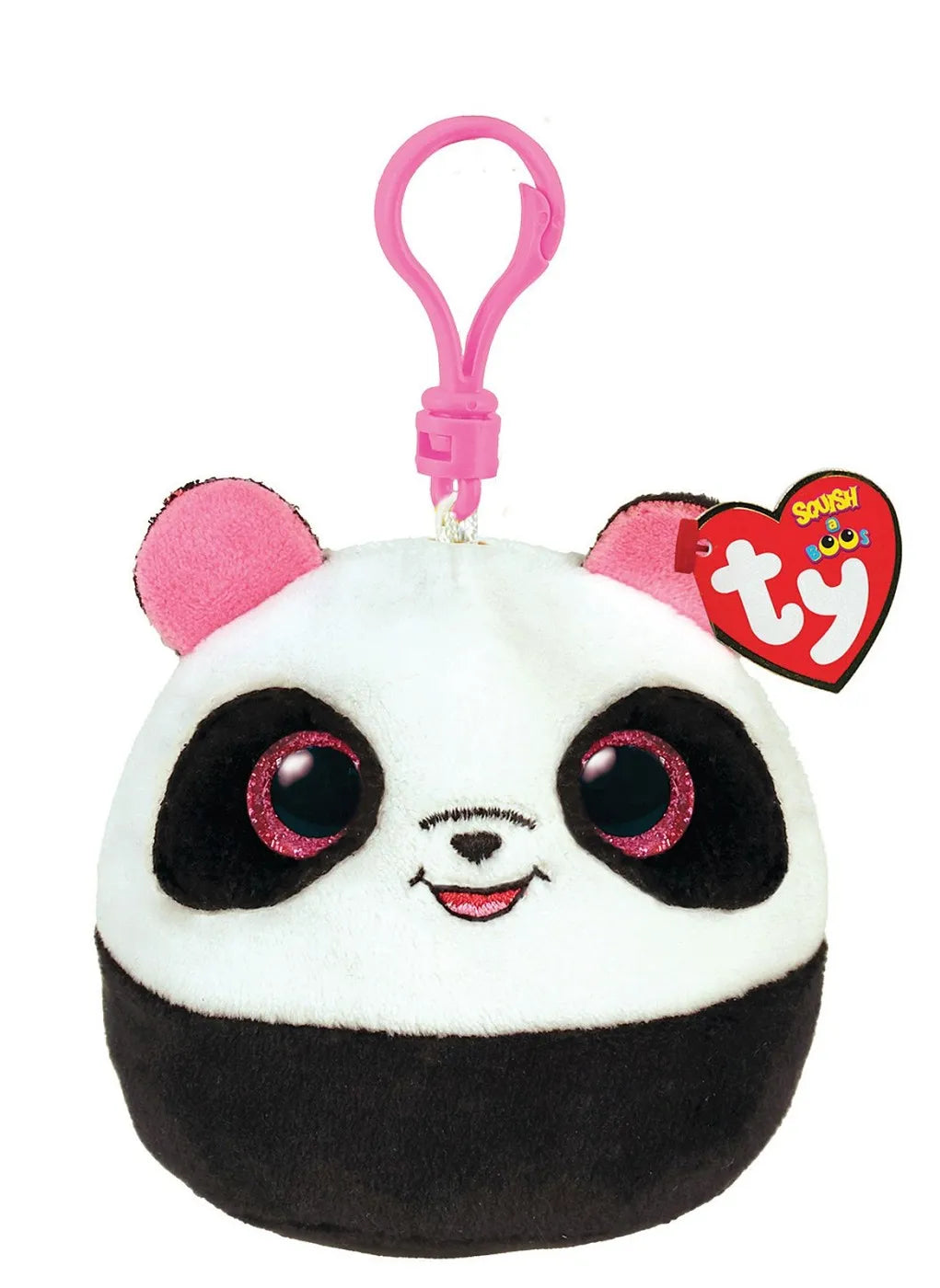 Plus breloc ty 8.5cm squishy beanies panda bamboo