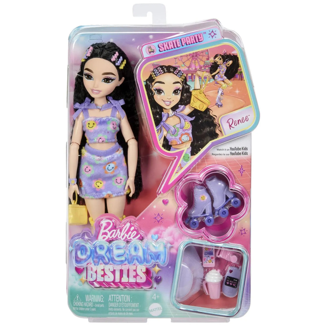 Barbie dream besties papusa renne petrecere pe role