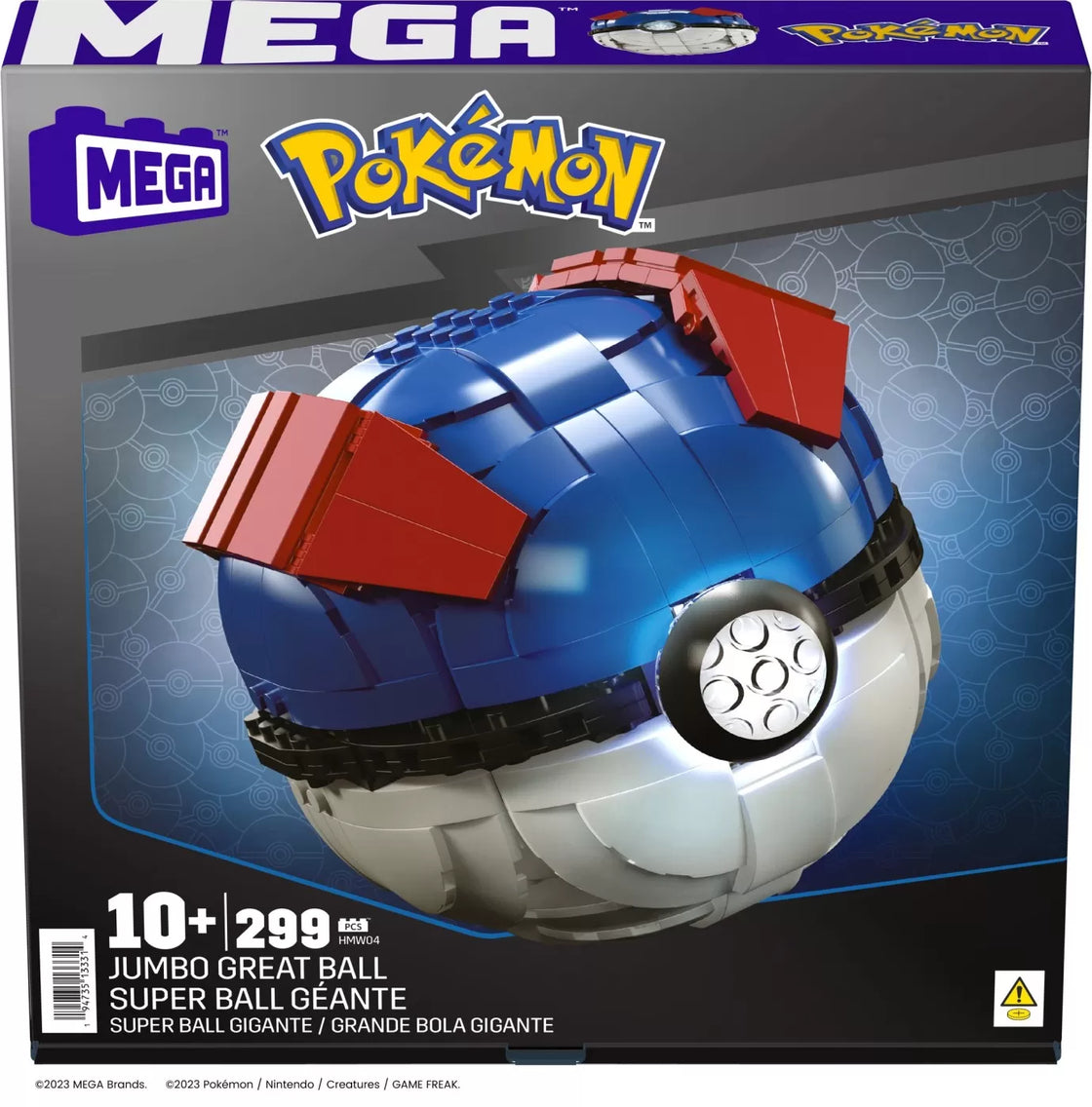 Pokemon mega construx bila jumbo