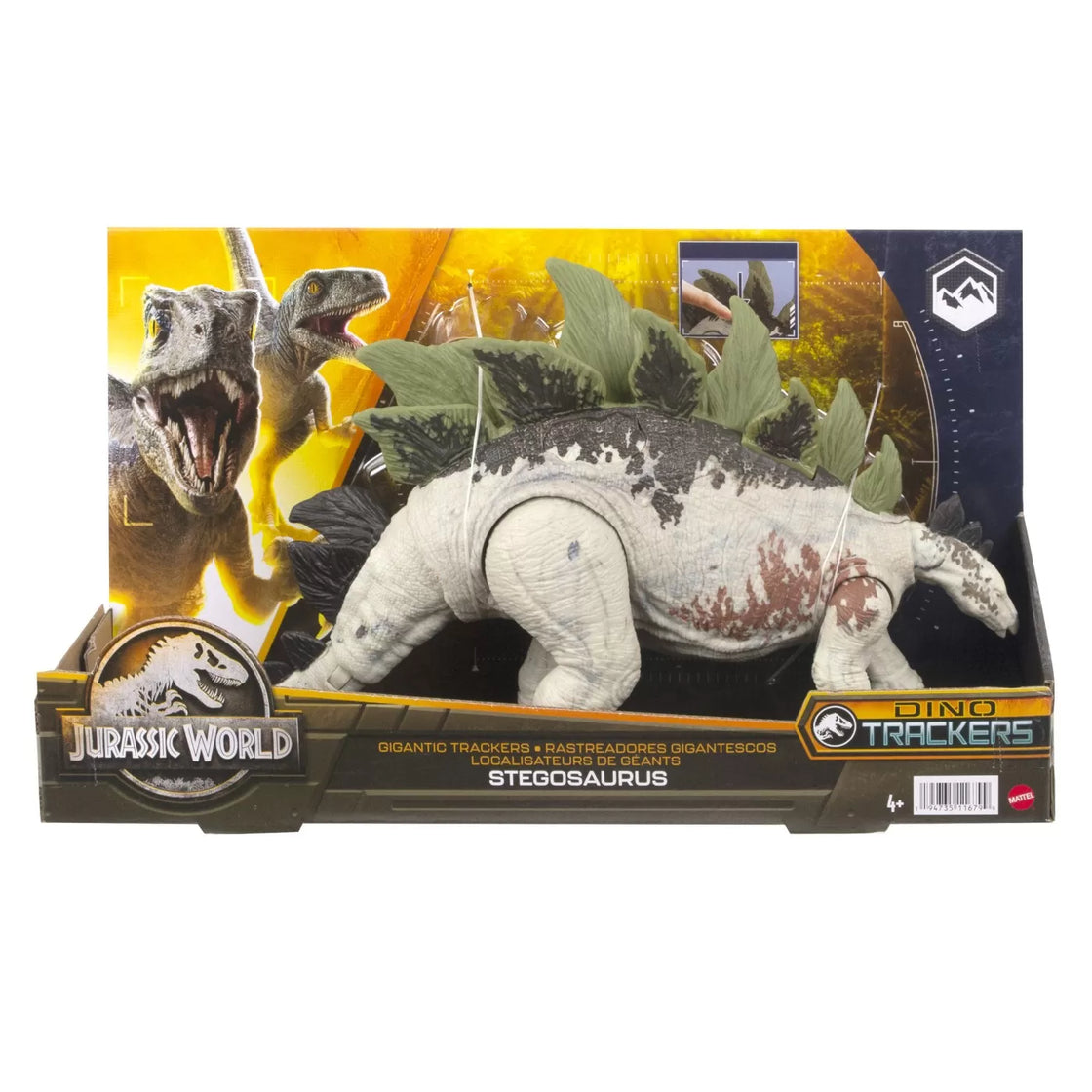Jurassic world gigantic trackers dinozaur stegosaurus