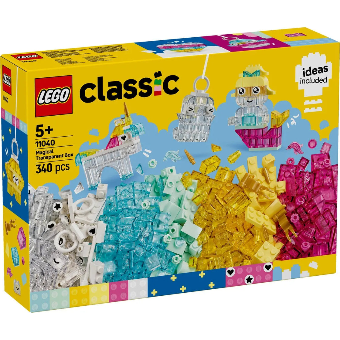 Lego classic cutie transparenta magica 11040