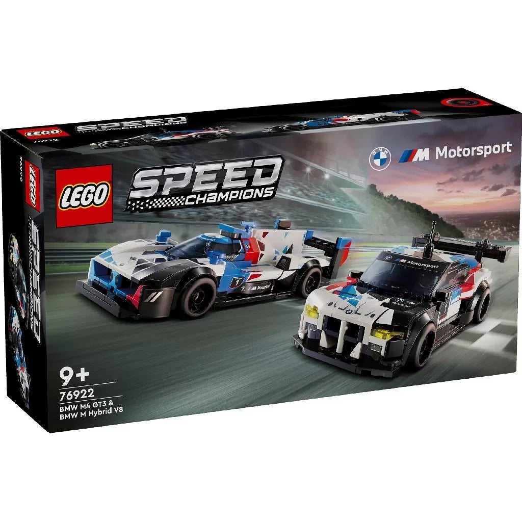 Lego speed champions masini de curse bmw m4 gt3 si bmw m hybrid v8 76922