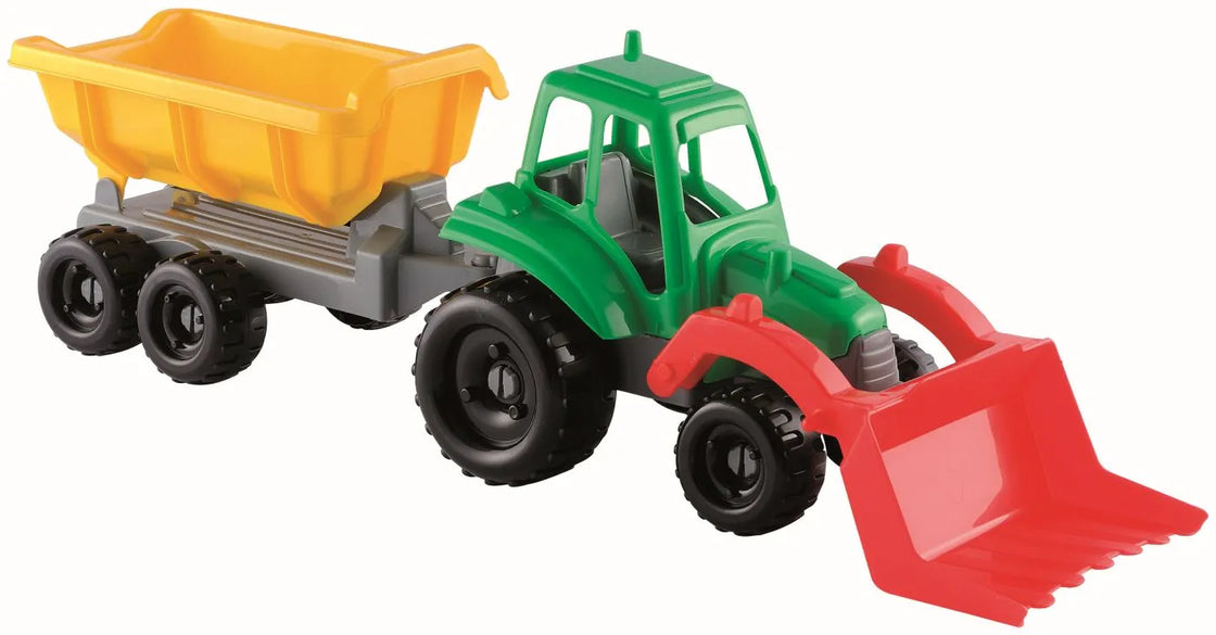 Ecoiffier  jucarie tractor cu remorca 52cm