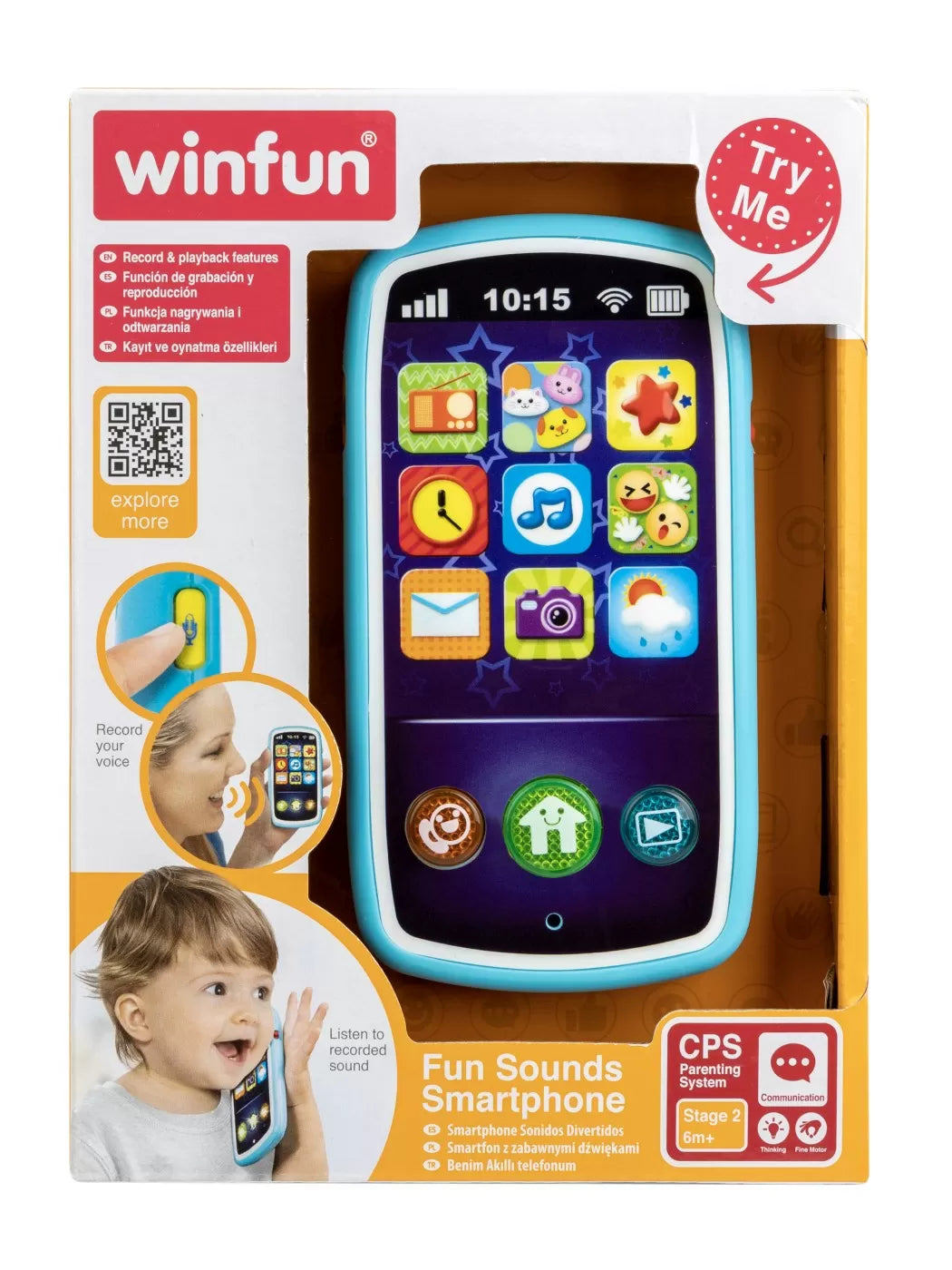 Winfun smartphone cu sunete amuzante