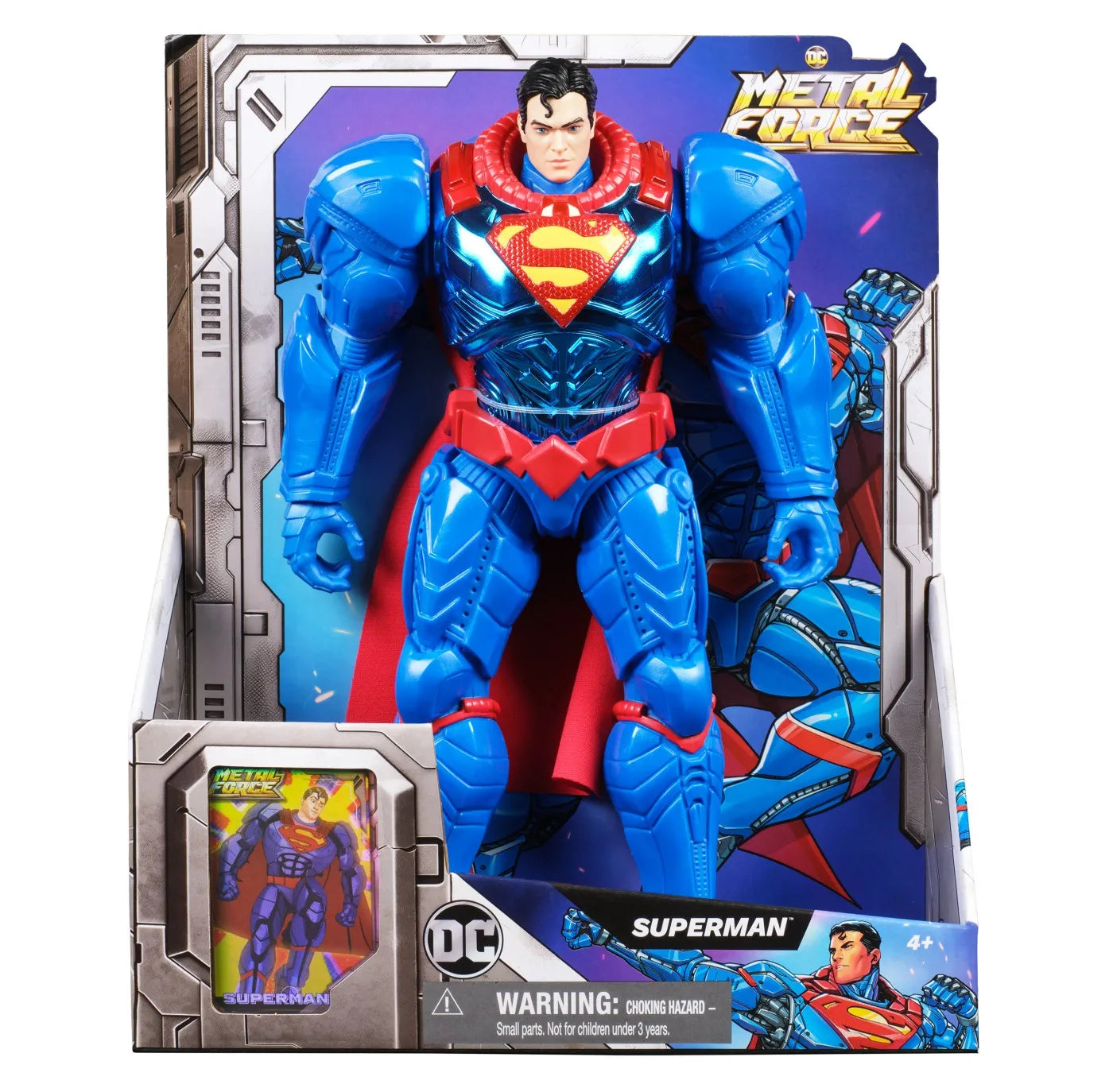 Dc metal force figurina de actiune superman 30cm