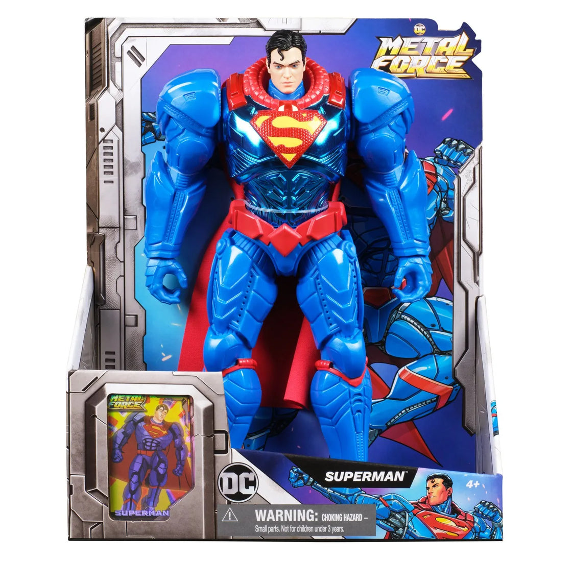 Dc metal force figurina de actiune superman 30cm