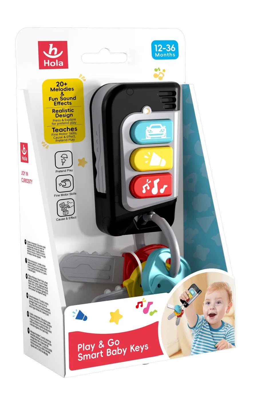 Jucarie interactiva chei auto bebe joaca-te si porneste