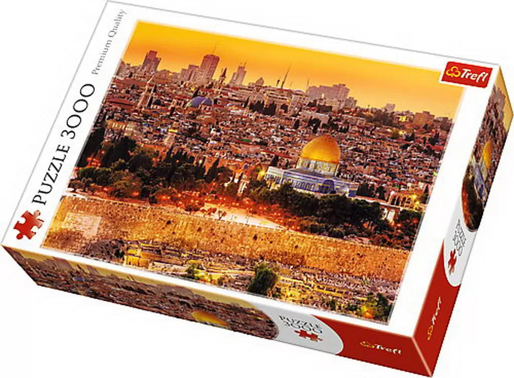 Puzzle trefl 3000 acoperisuri in ierusalim
