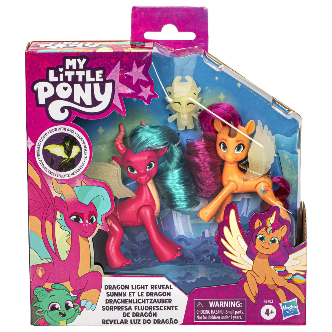 My little pony set 2 figurine dezvaluirea dragonului