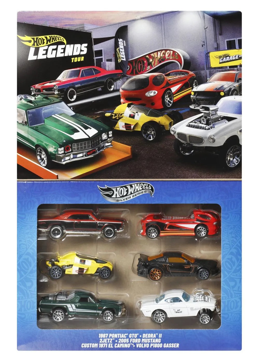 Hot wheels legends silver series set 6 masinute metalice