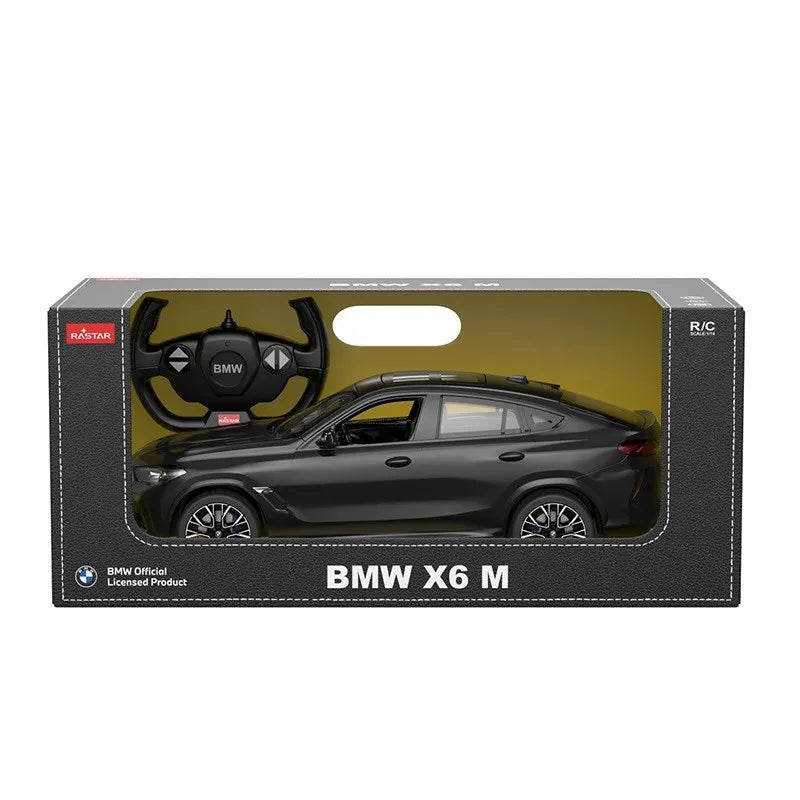 Masina cu telecomanda bmw x6 m negru scara 1 la 14