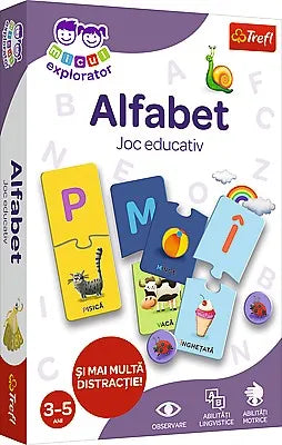 Joc educativ alfabetul micul explorator