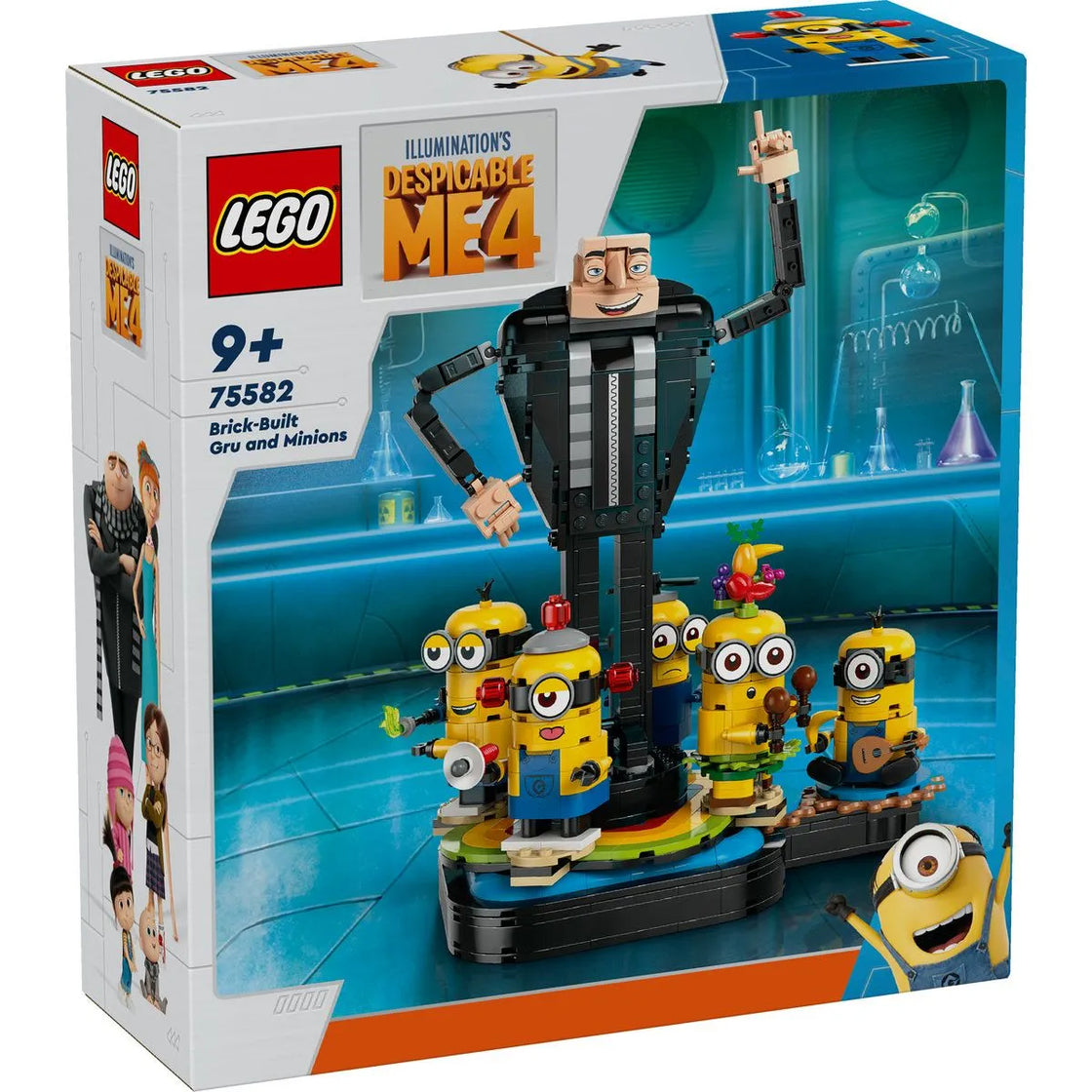 Lego despicable me4 gru si minionii din caramizi 75582
