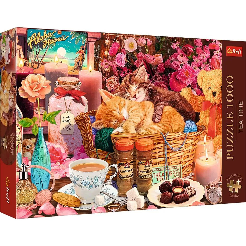 Puzzle trefl 1000 premium plus tea time toate lucrurile bune