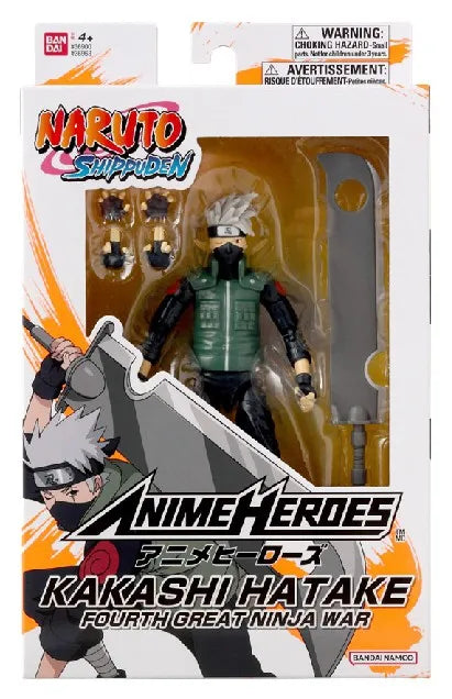 Bandai figurina  naruto shippuden hatake kakashi fourth great ninja war   16.5cm