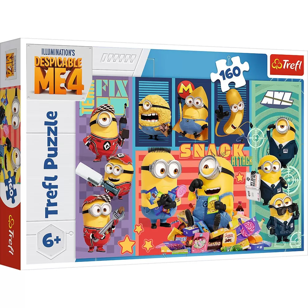 Puzzle trefl 160 despicable me 4 lumea minionilor
