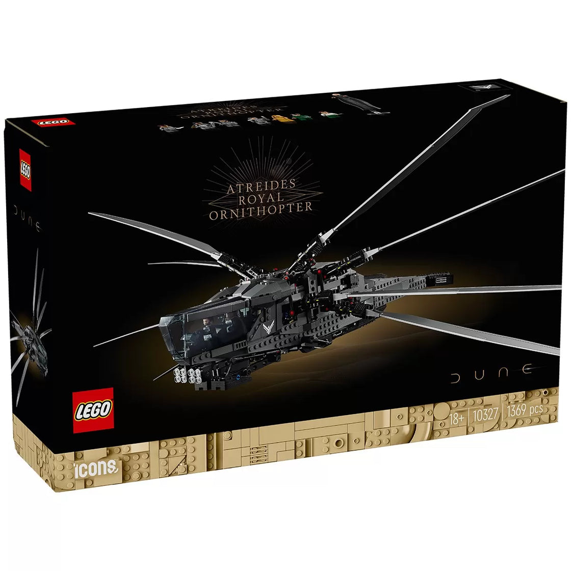 Lego icons dune atreides royal ornithopter 10327