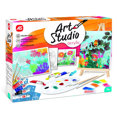 Atelierul de pictura art studio acrylic