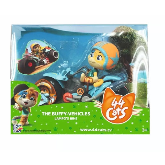 44 de pisici set figurina lampo cu motocileta