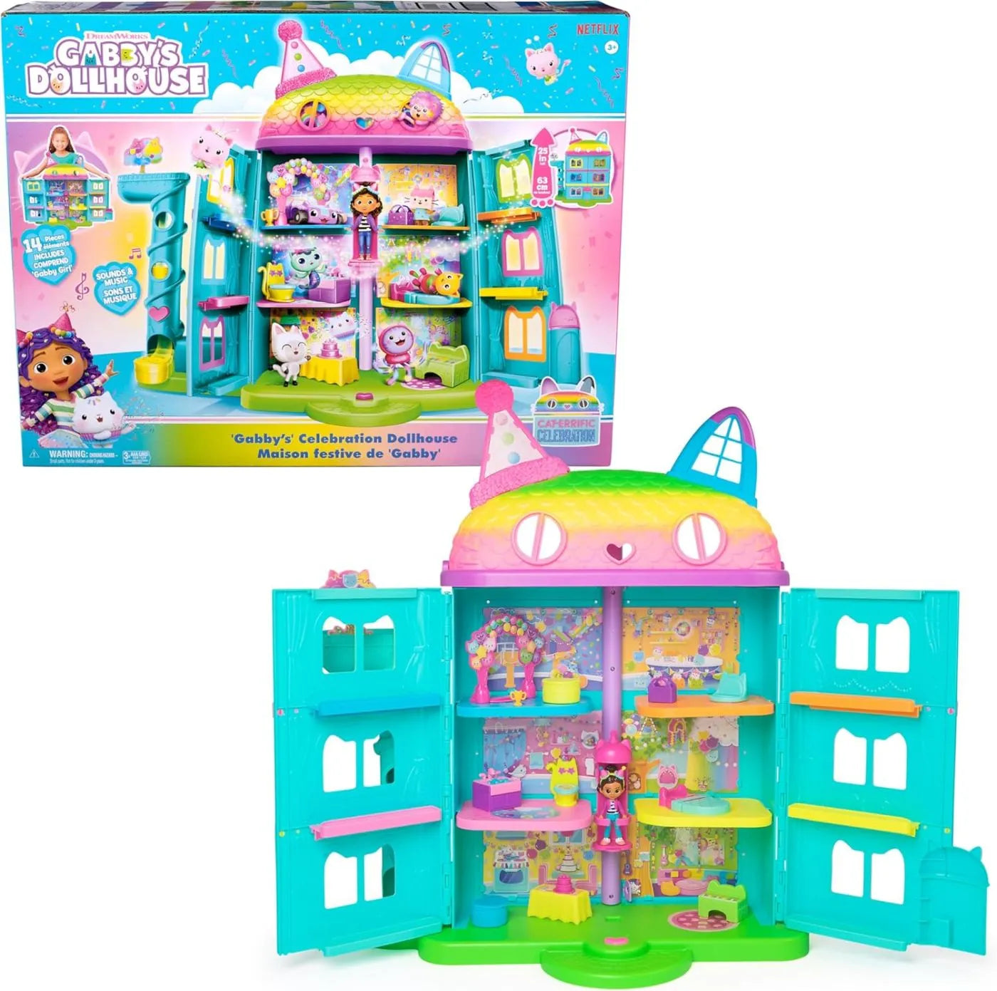 Gabbys dollhouse casa pentru petreceri