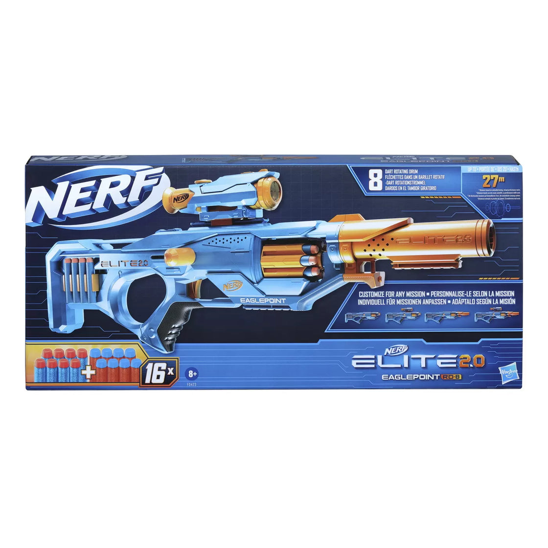 Nerf blaster elite 2.0 eaglepoint rd 8