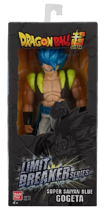 Bandai figurina dragon ball limit breaker super saiyan blue gogeta  30cm