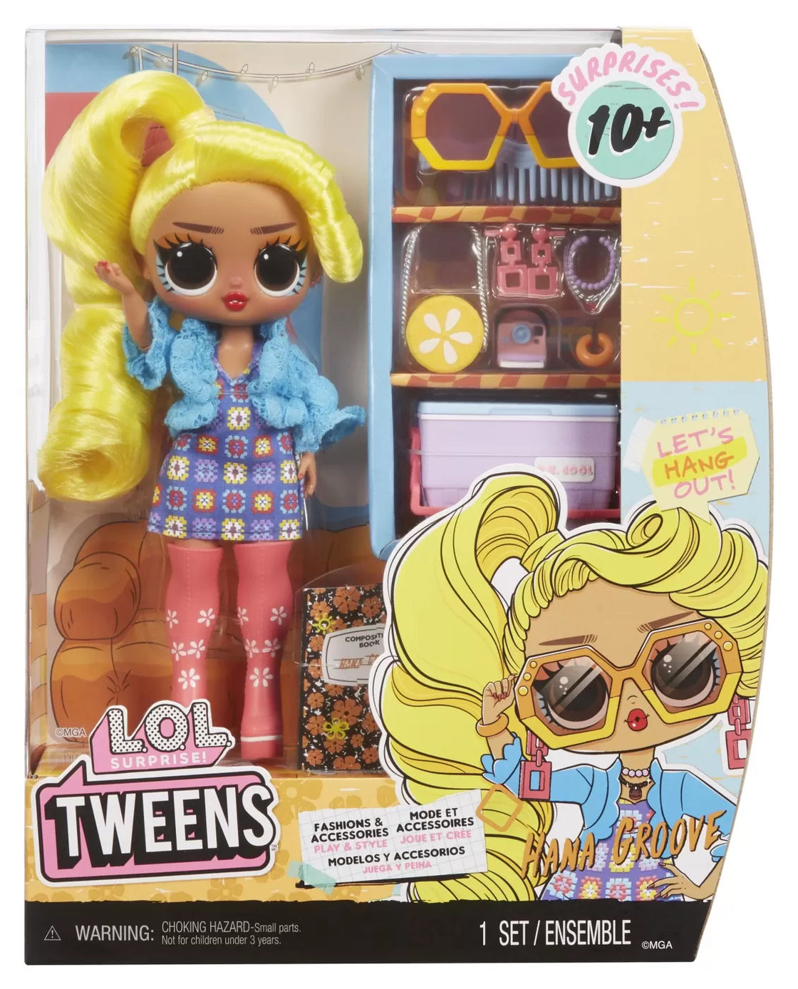 L.o.l. surprise! tweens papusa fashionista hana groove cu surprize