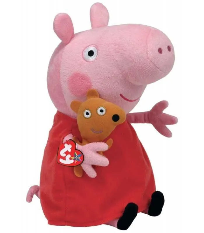 Plus ty 28cm beanie babies peppa pig peppa
