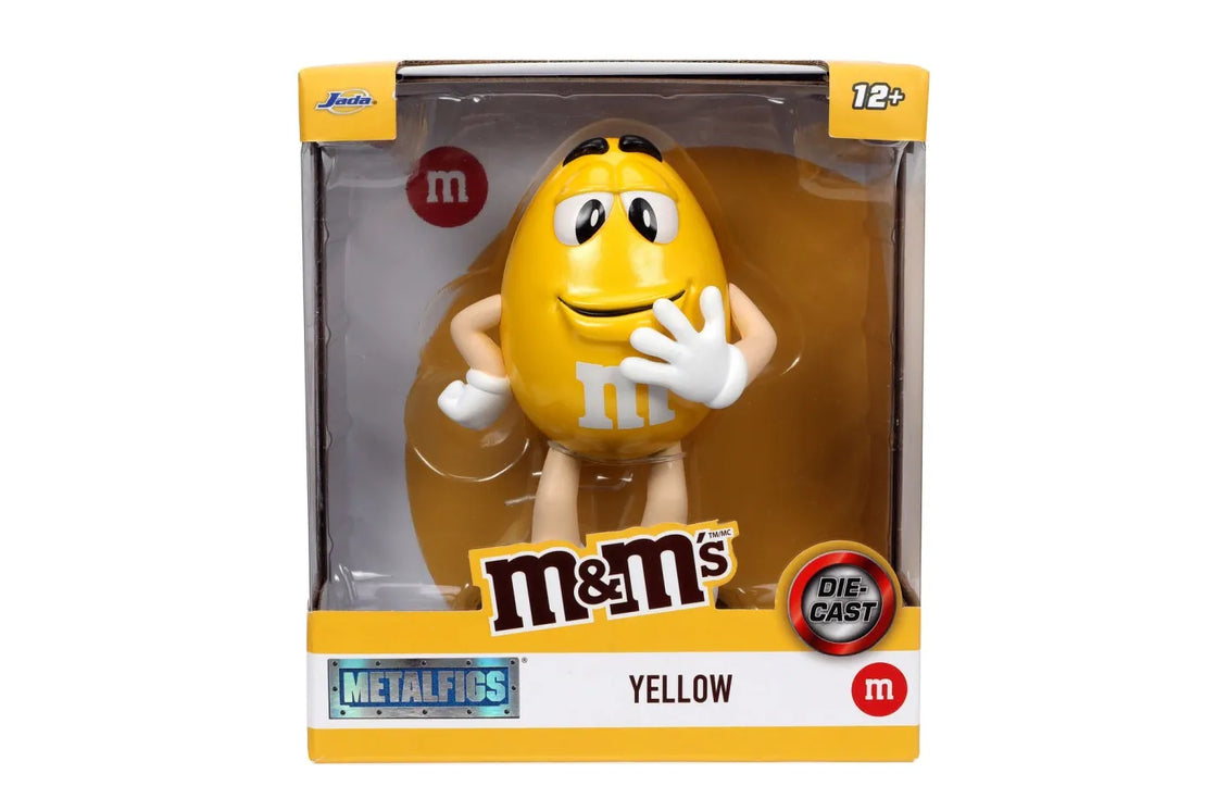 Jada figurina metalica m&m galbena 10cm