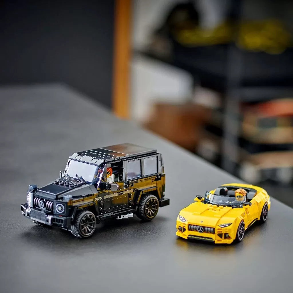 Lego speed champions  mercedes-amg g 63 si mercedes-amg sl 63 76924