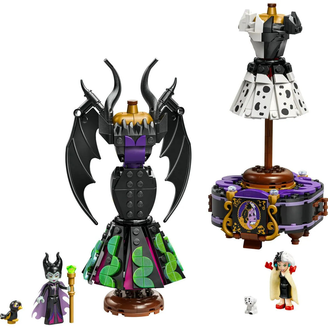 Lego disney rochiile lui maleficent si cruella de vil 43262