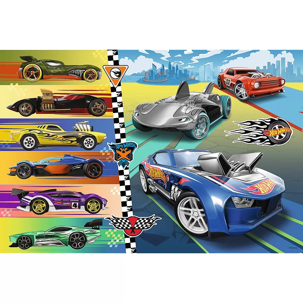 Puzzle trefl 24 maxi hot wheels masinile deosebite