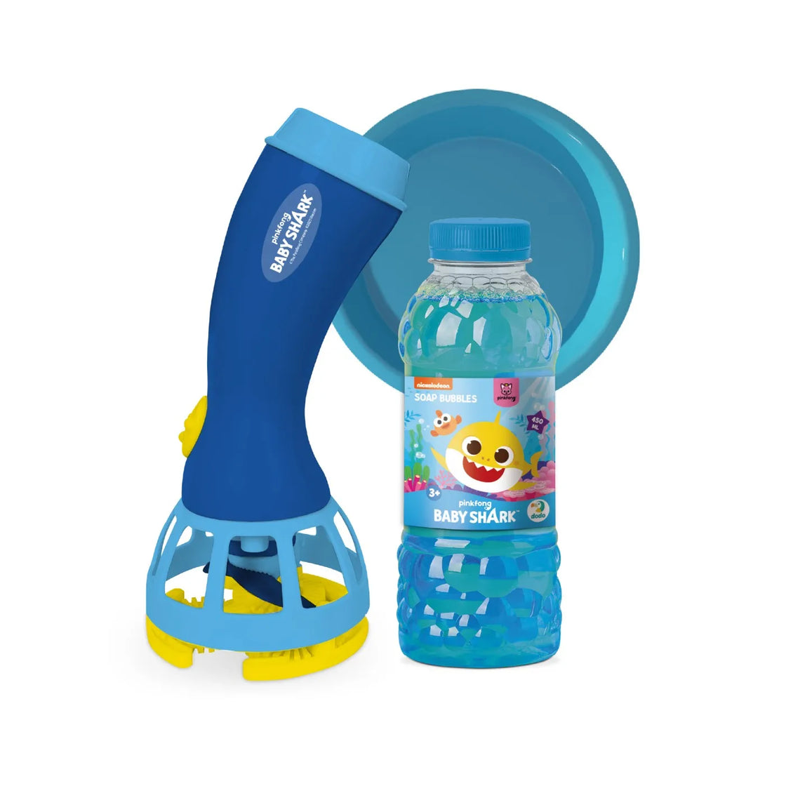 Baby shark set de baloane de sapun cu generator 450ml