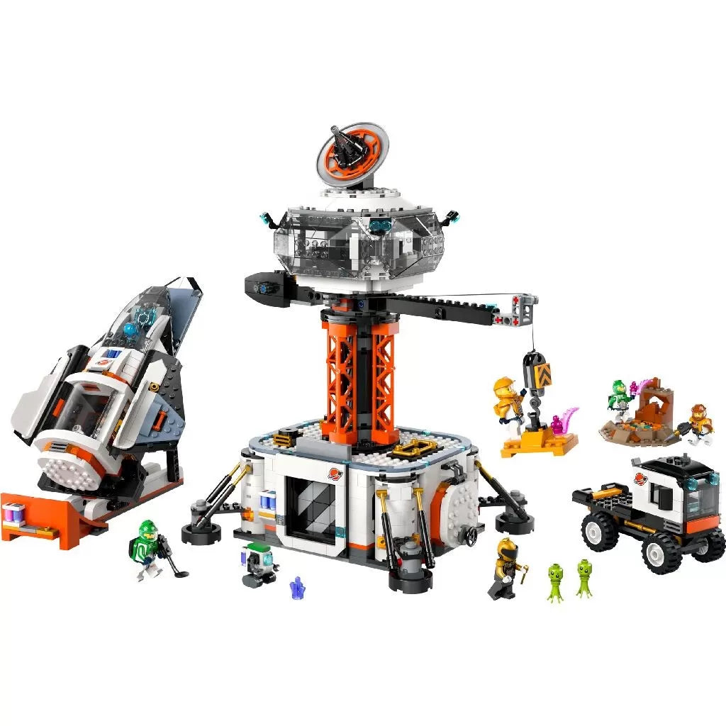 Lego city baza spatiala si platforma de lansare a rachetei 60434