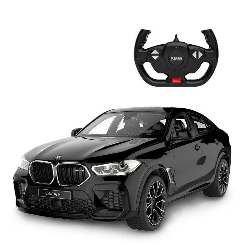 Masina cu telecomanda bmw x6 m negru scara 1 la 14