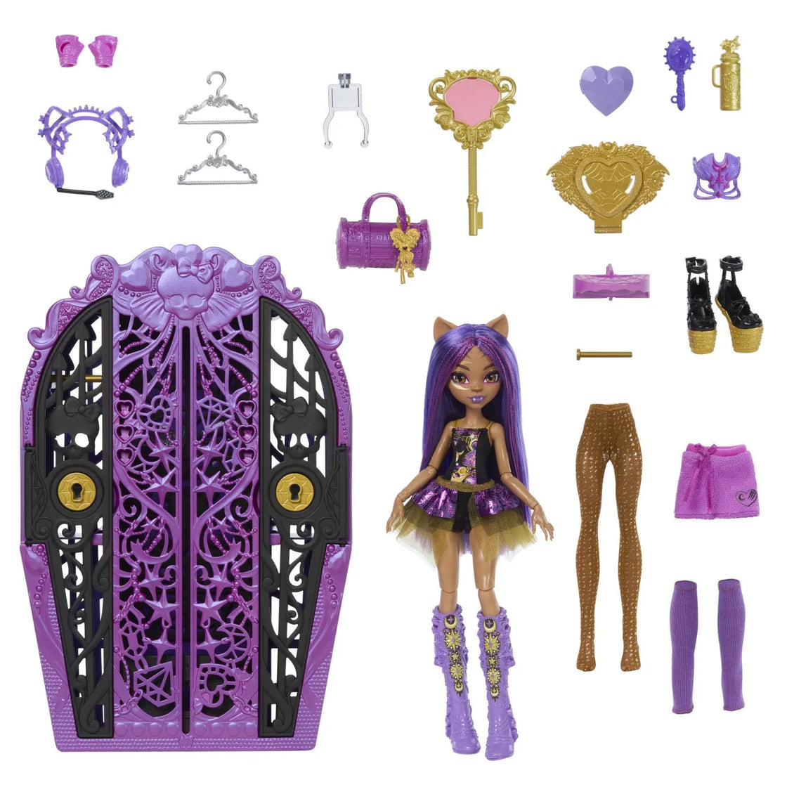 Monster high skulltimate secrets papusa clawdeen wolf