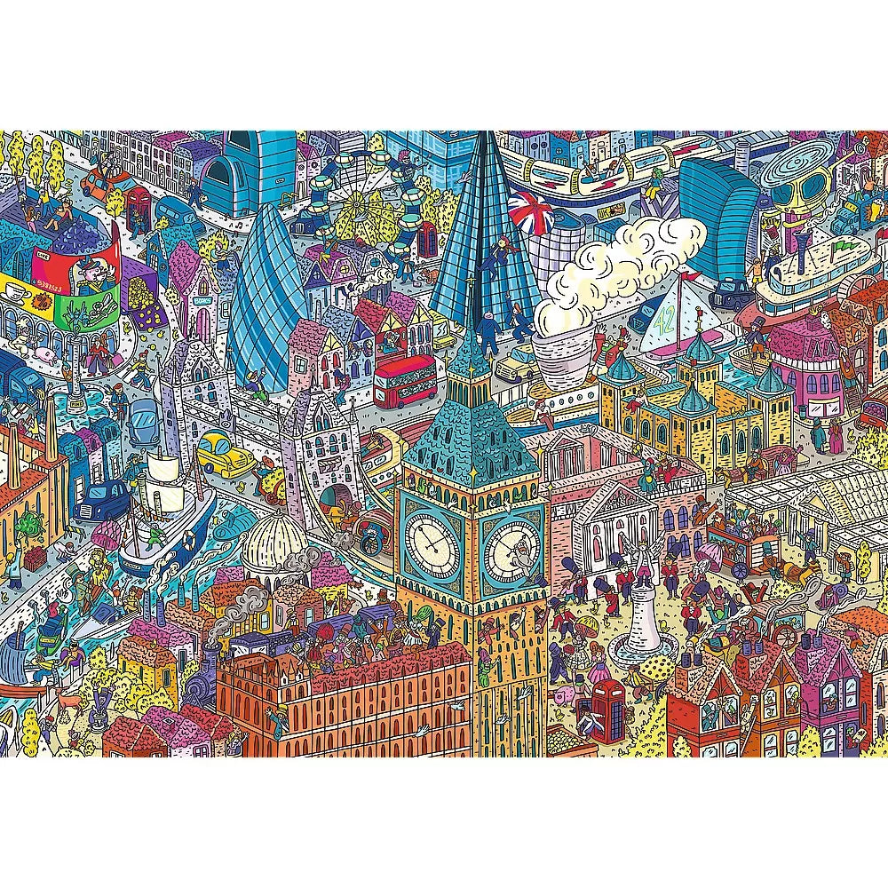Puzzle trefl 1000 uft eye spy travel londra