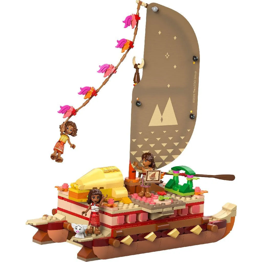 Lego disney canoea de aventura a moanei 43270