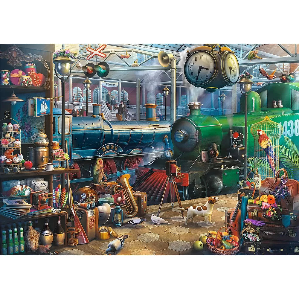 Puzzle trefl 6000 statia de tren