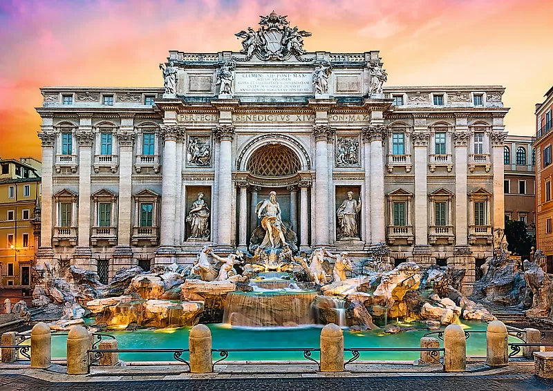 Puzzle trefl 500 fontanna di trevi roma
