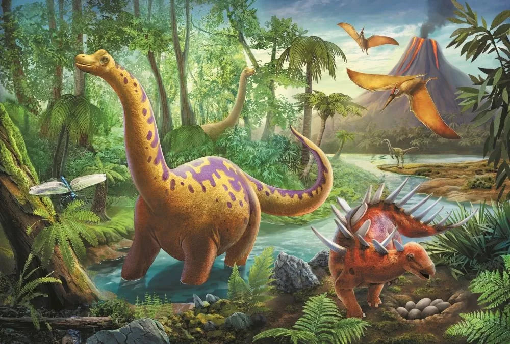 Puzzle trefl 60 migratia dinozaurilor