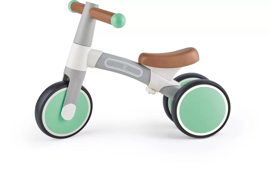 Hape bicicleta de echilibru verde cu 3 roti