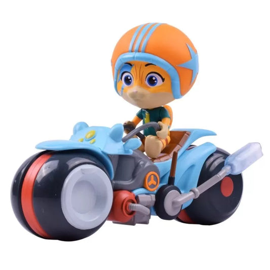44 de pisici set figurina lampo cu motocileta
