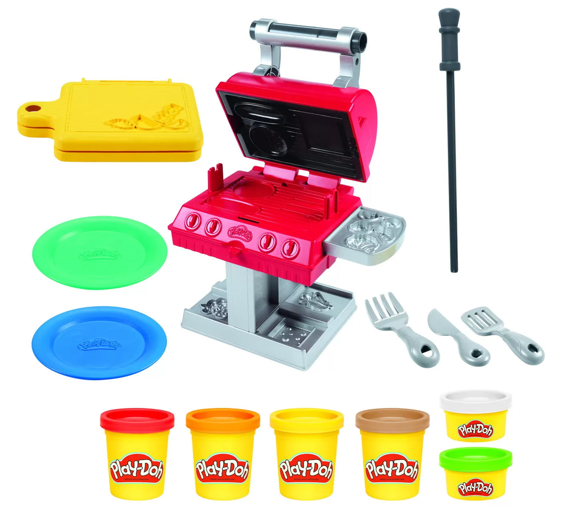 Play-doh set gratar cu forme si stampile