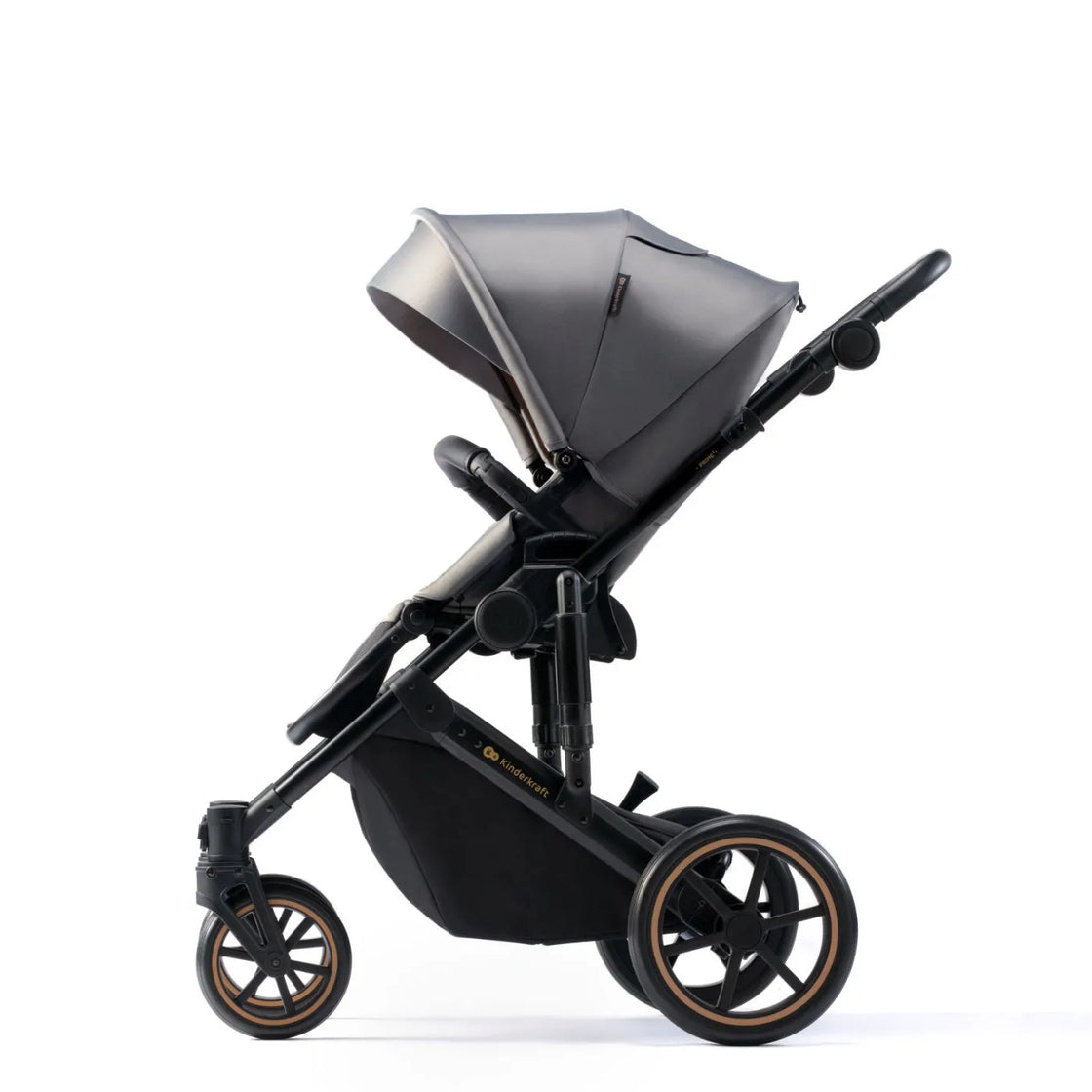 Carucior 3 in 1 kinderkraft prime 2 3in1 mink pro grey