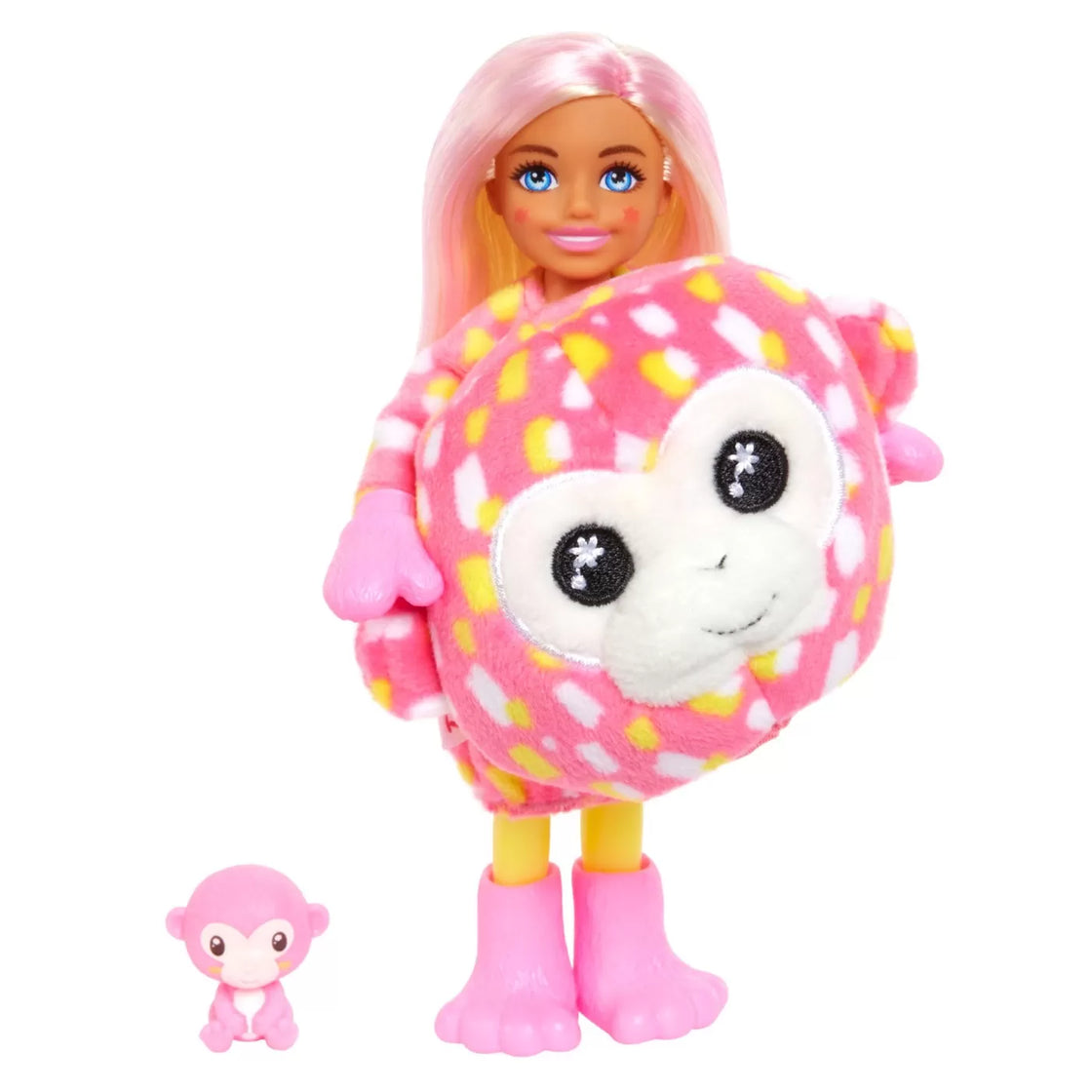 Barbie papusa chelsea cutie reveal maimutica
