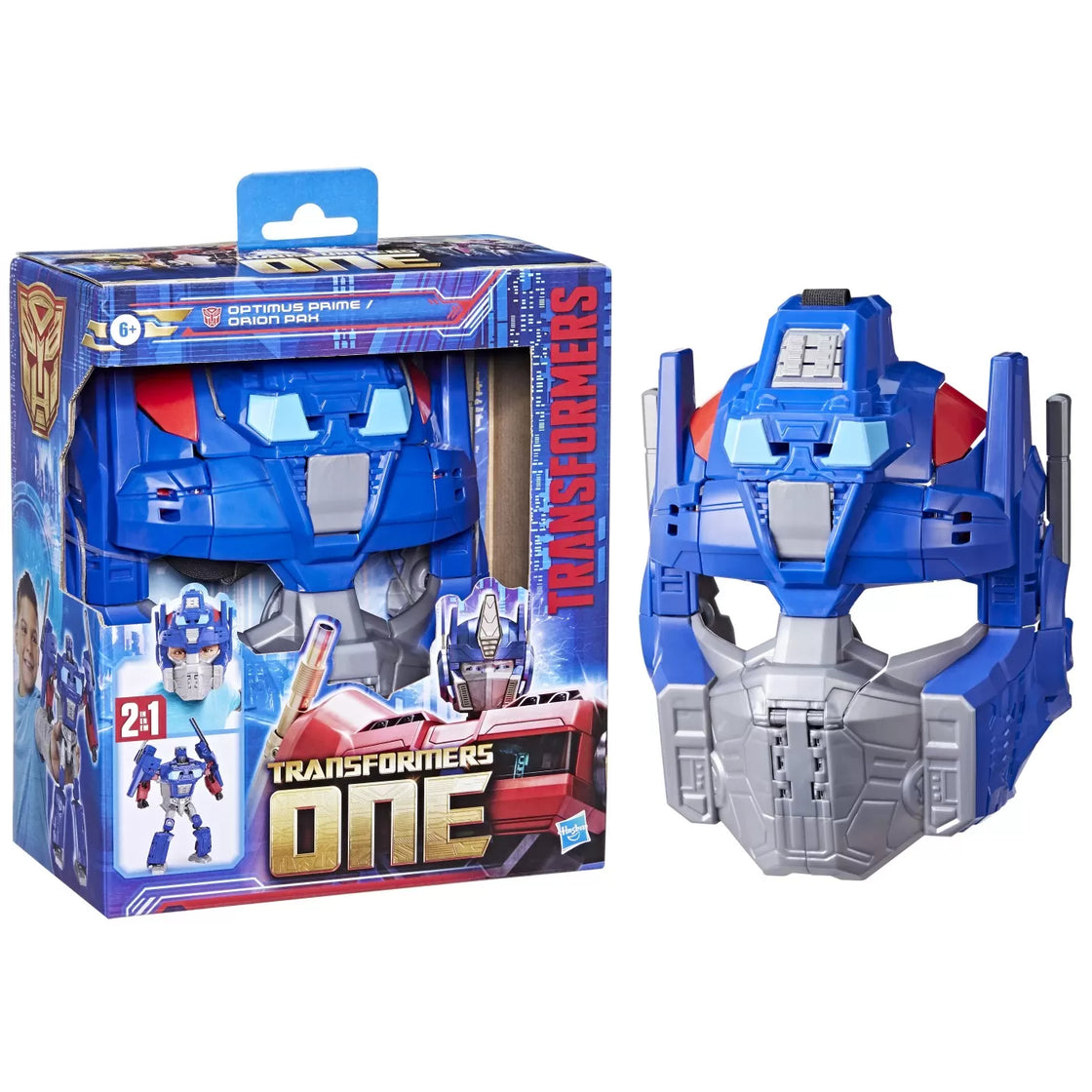 Transformers one 2 in 1 optimus prime si masca